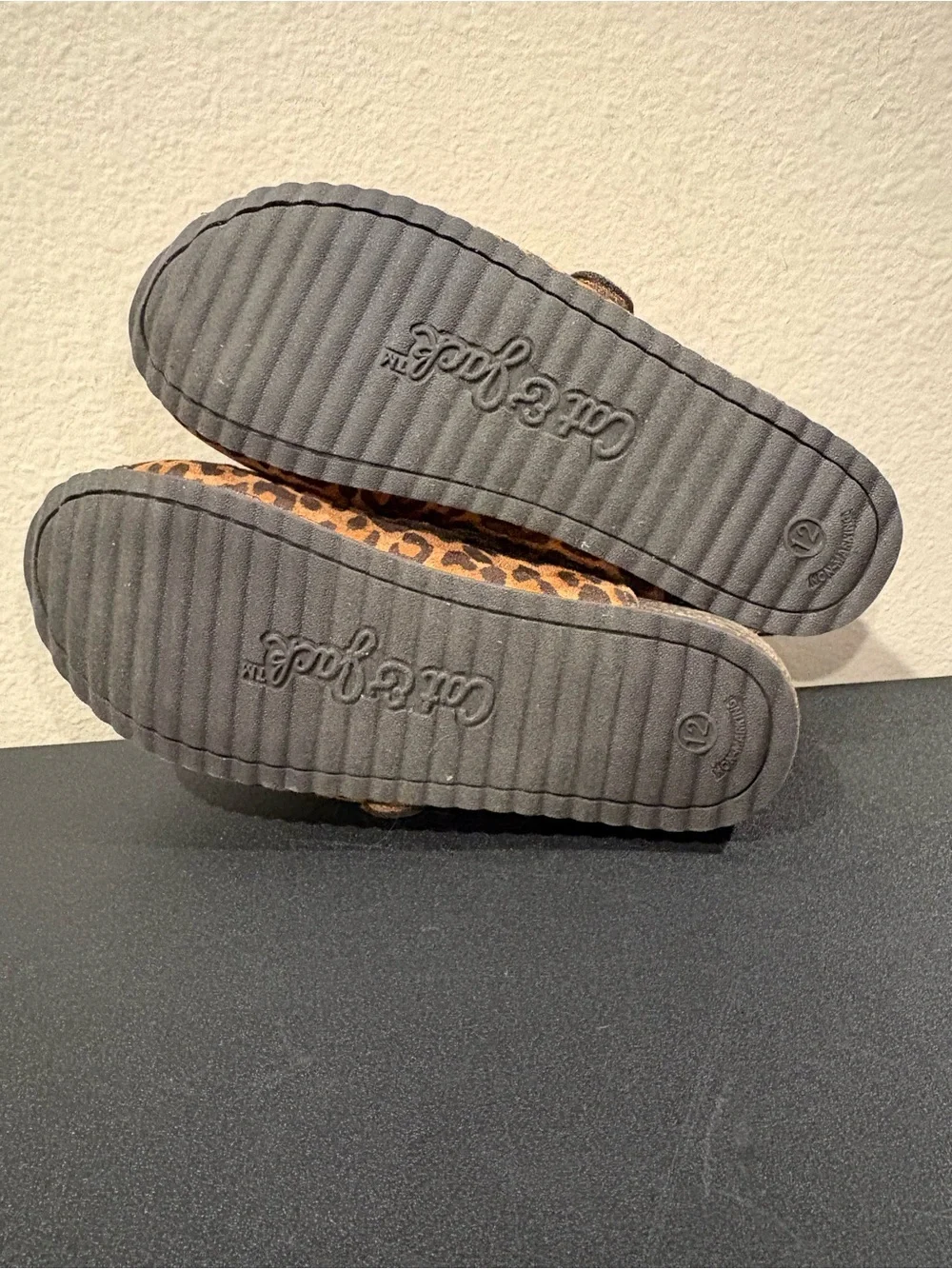 Cat & Jack Toddler Berlin Mule Clogs Sandals Cheetah Print Toddler  Size 12